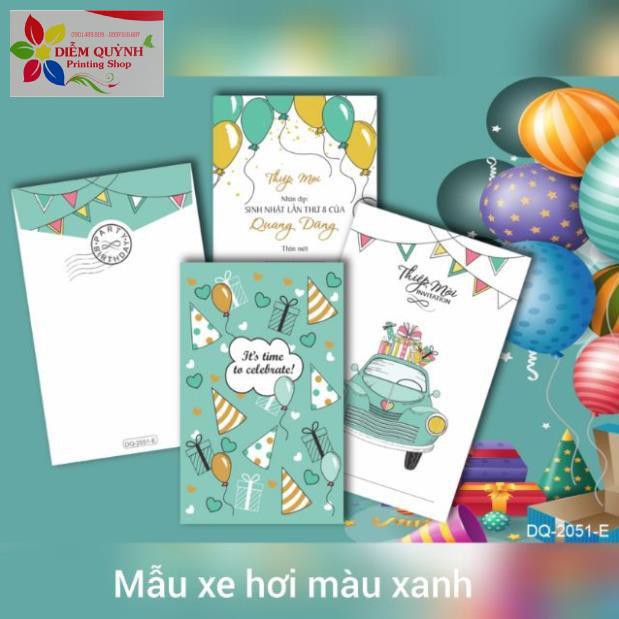 Thiệp thôi nôi, thiệp sinh nhật mẫu mới, đẹp