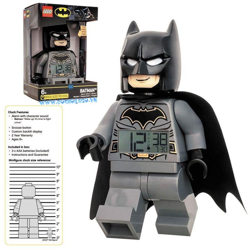 LEGO Alarm clock Super Heroes Batman 7001064 - Đồng hồ báo thức Batman