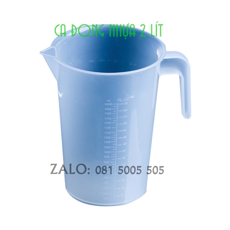 Ca đong ml nhựa định lượng cao cấp Dung tích đong tối đa 3 lít - Ca đong định lượng 3000ml có vạch chia ml chi tiết