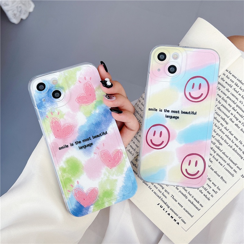 Ốp Điện Thoại Mềm Hình Mặt Cười Cho iPhone 11 pro max 6 6s 7 8 plus xs max 12 pro max XR