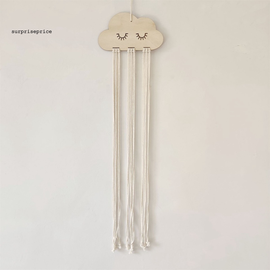 Giỏ Đựng Kẹp Tóc Bằng Cotton Gắn Tường Chịu Tải Tốt Tiện Dụng