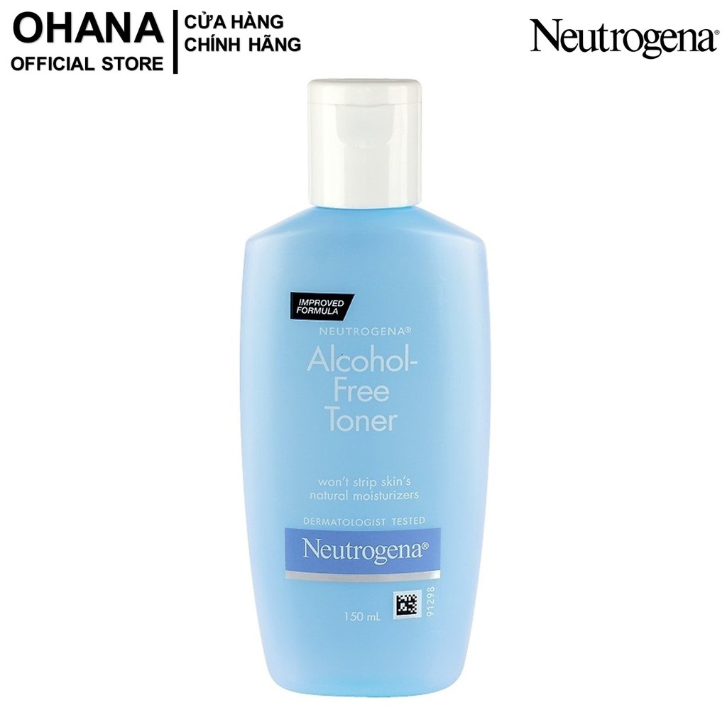 Nước Hoa Hồng Không Cồn Neutrogena Alcohol-Free Toner 150ml