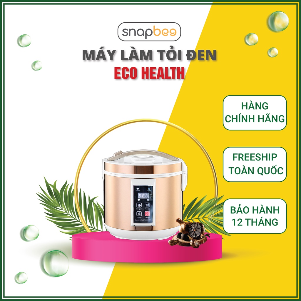 Máy Làm Tỏi Đen Thông Minh ECOHEALTH Dung Tích 6L-Bảng Điều Khiển Điện Tử-Hàng Chính Hãng,Bảo Hành 12 Tháng