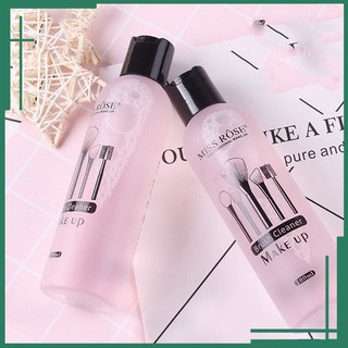 Nước rửa cọ Trang Điểm Mút Tán Miss Rose - nước làm sạch cọ trang điểm, làm sạch mút trang điểm diệt khuẩn