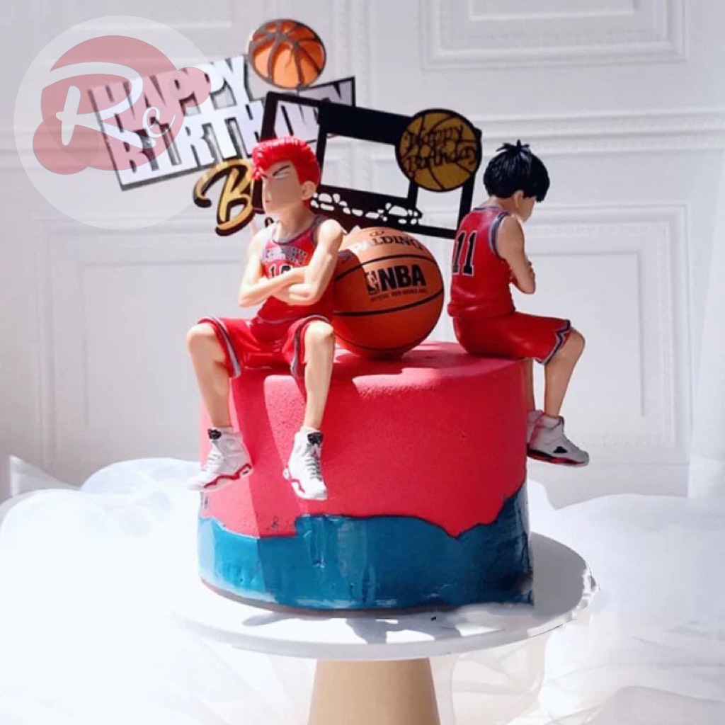 [SIÊU RẺ❤️] – Cầu thủ bóng rổ - Trang trí bánh sinh nhật bánh kem