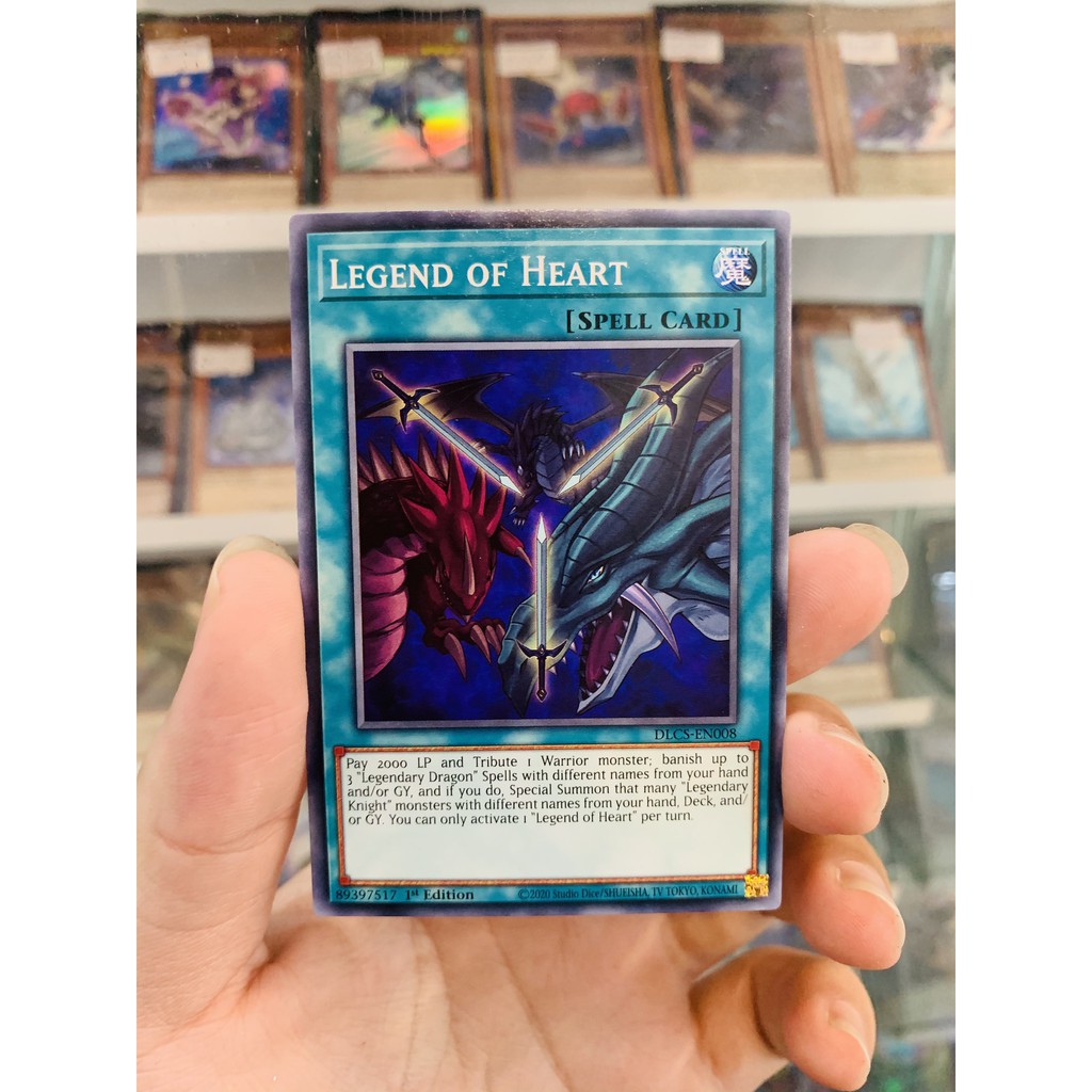 Thẻ Bài Lẻ YugiOh! Mã DLCS-EN008 - Legend of Heart - Common - 1st Edition