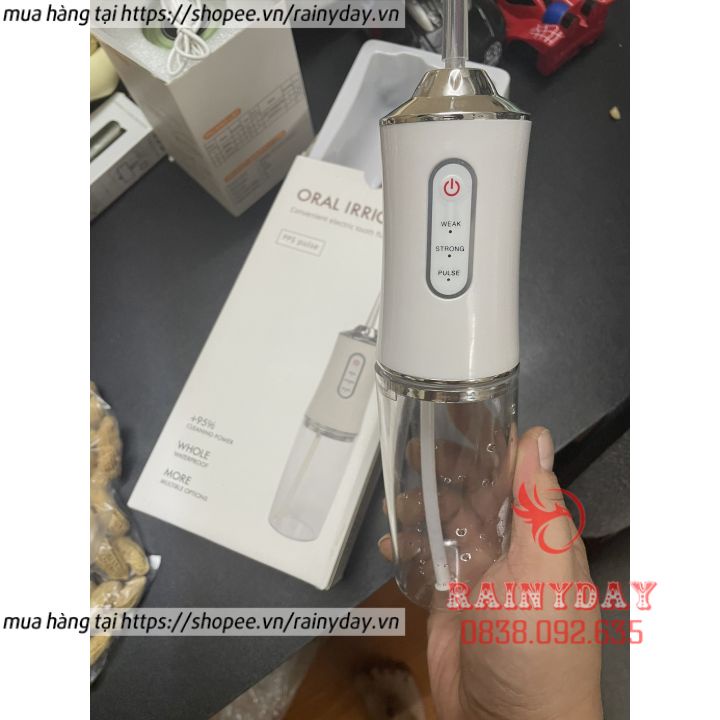 Máy tăm nước mini Oral Irrigator, tăm nước nha khoa cầm tay du lịch vệ sinh răng miệng gia đình giá rẻ