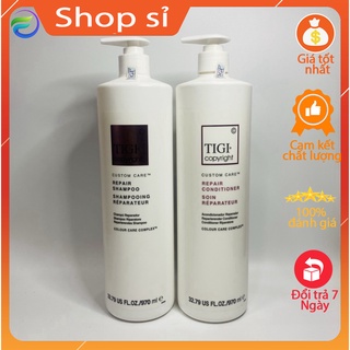 Dầu gội xả phục hồi tóc hư tổn Tigi Copyright CUSTOM CARE REPAIR 970mlx2