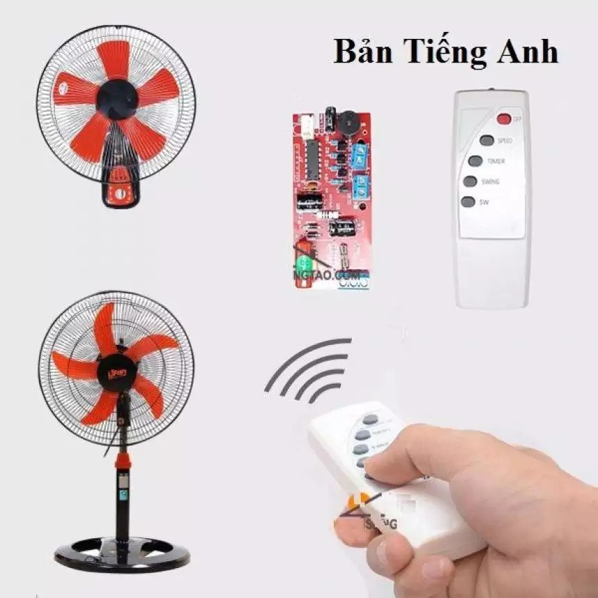 Mạch điều khiển quạt từ xa