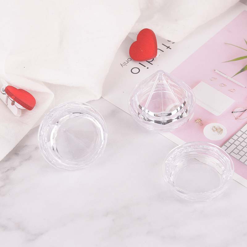 Set 10 Lọ Rỗng Đựng Kem Trang Điểm Tiện Dụng