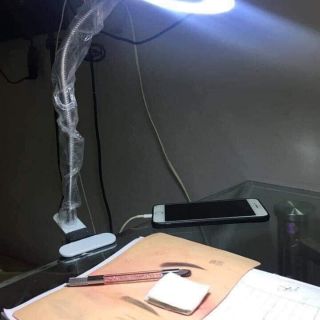 Đèn kẹp mini siêu sáng phun xăm nối mi