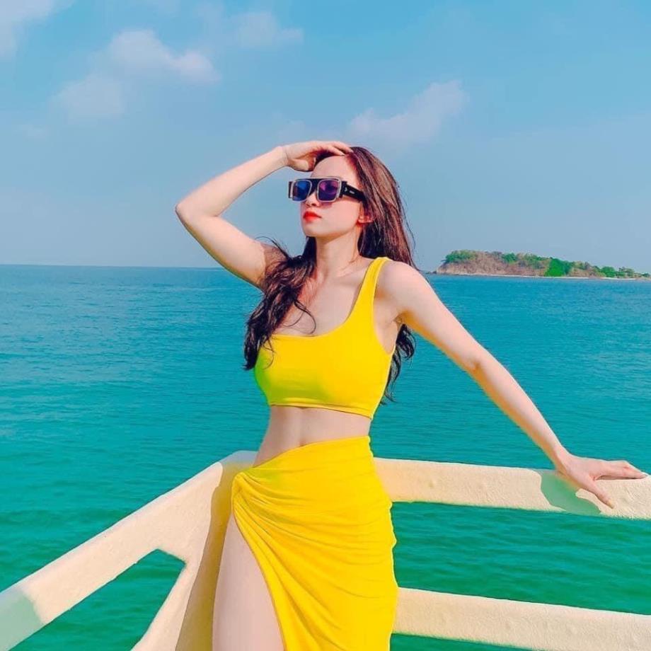 Bikini, Đồ Bơi Đi Biển Hai Mảnh Set 3 Món Đẹp BM-015 !
