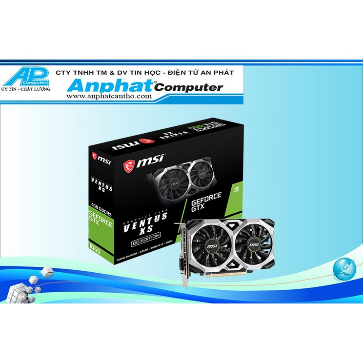 Card Màn Hình VGA MSI GTX 1650 VENTUS XS OCV2 - Hàng Chính Hãng - Bảo hành 36 tháng