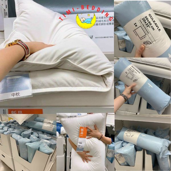 Ruột gối lông vũ nhân tạo IKEA cho người lớn, cho bé cao cấp, an toàn cho sức khỏe kích thước 50x70cm – Timibedding