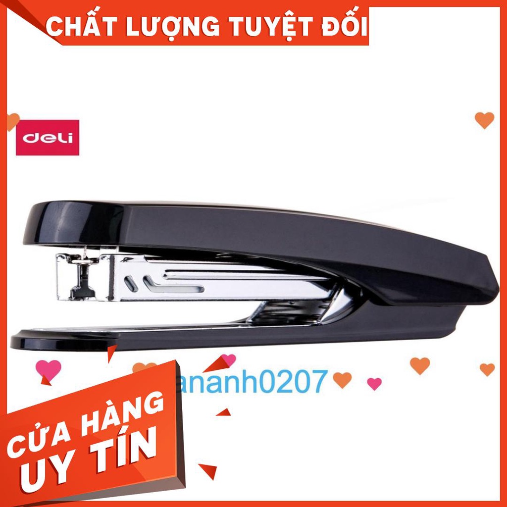 Dập ghim #10 DELI, 15 trang, trắng, đen - 1 cái E0238