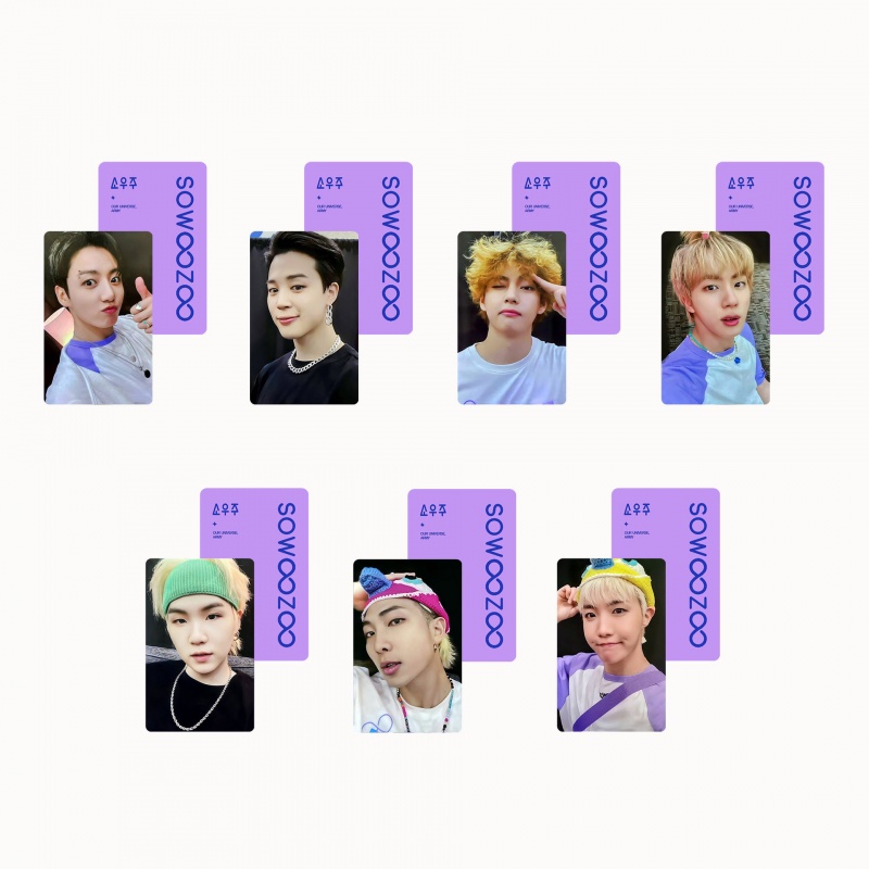 Bộ 7 Thẻ Hình Nhóm Nhạc BTS