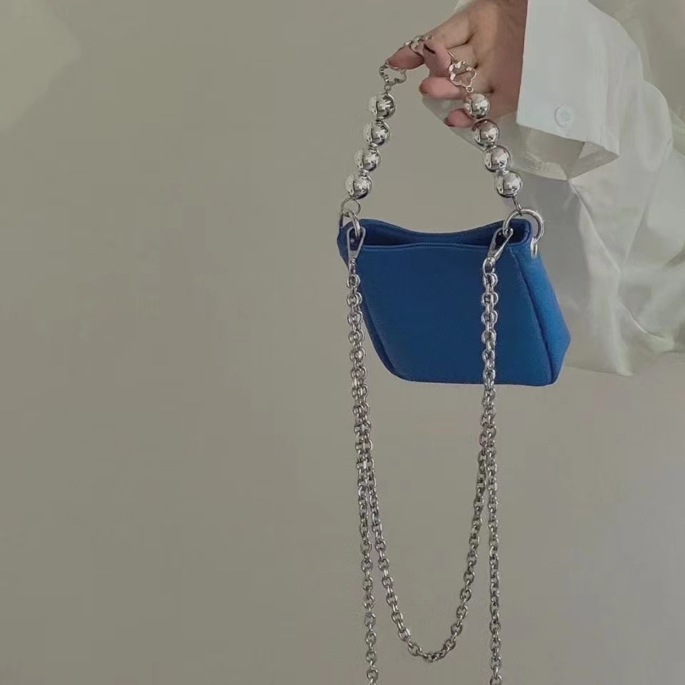 Túi xách đeo chéo dây xích túi đeo chéo cá tính túi hộp vuông