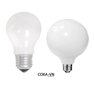 Bóng đèn Led thủy tinh đục-đèn led trang trí cà phê-quán ăn A19-G80-G95 đui E27 ánh sáng vàng ấm tiết kiệm điện