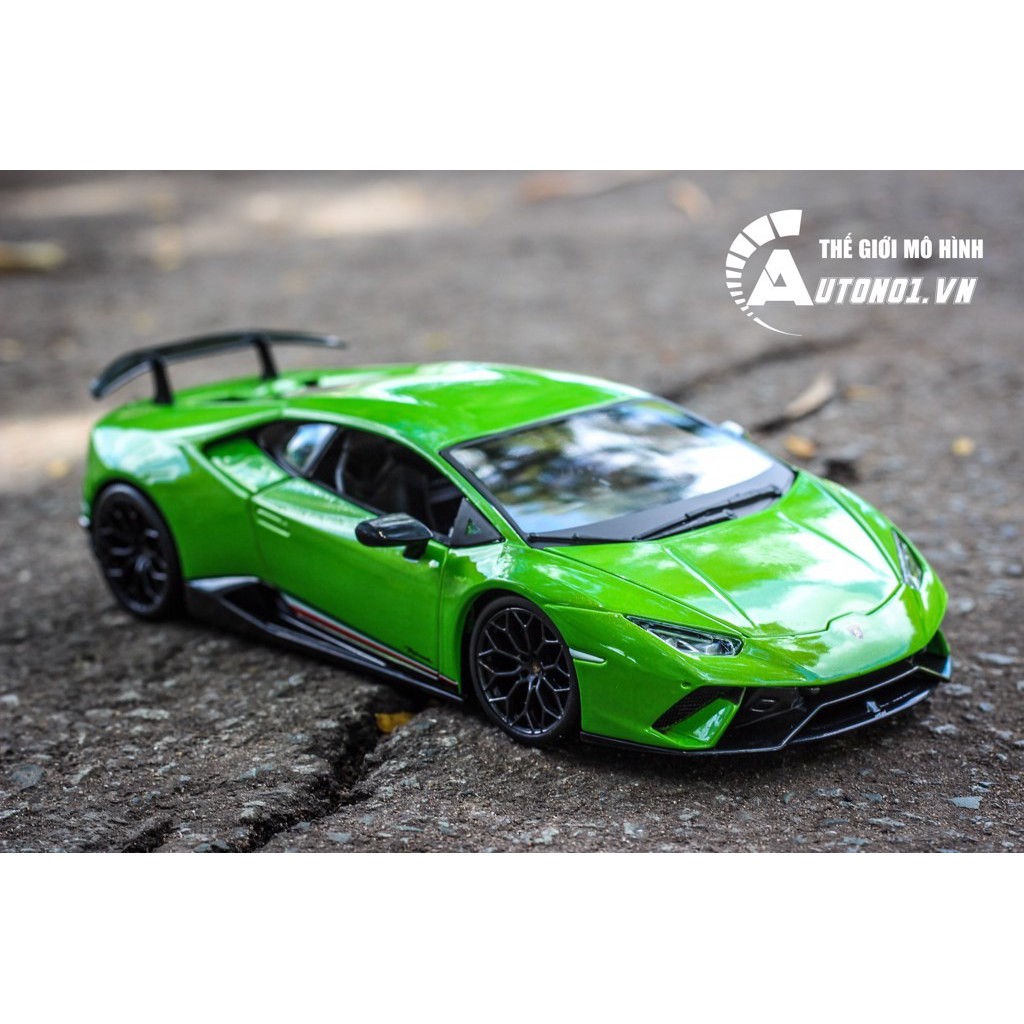 MÔ HÌNH XE LAMBORGHINI HURACAN PERFORMANCE GREEN 1:18 MAISTO 6014