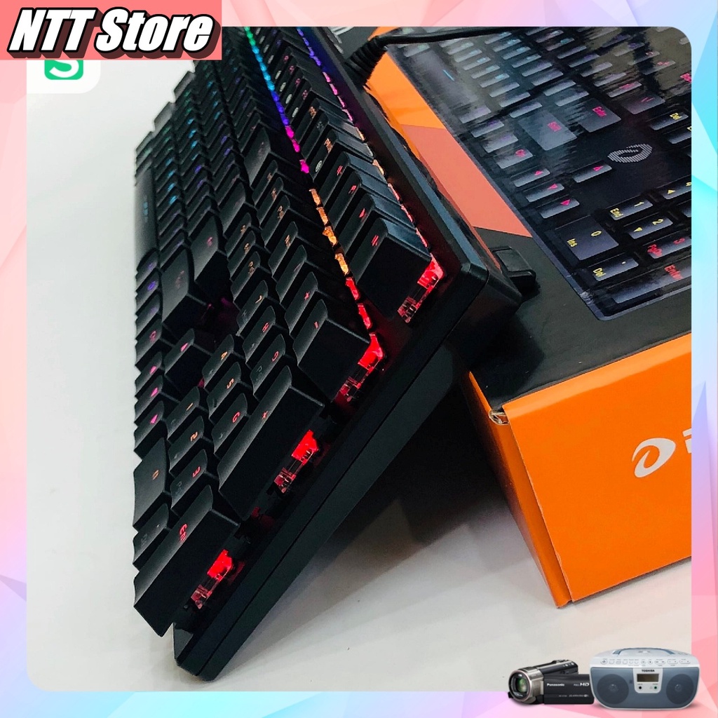 Bàn phím cơ Hồng DAREU EK810 chuyên Game Led Pink - Bảo hành 24th Chính Hãng - NTT Store