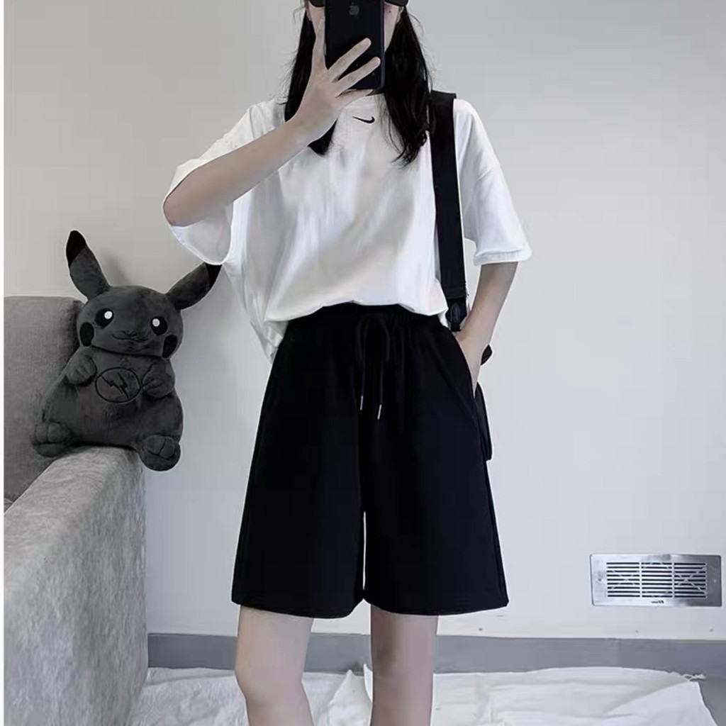 Quần short thun nam nữ Ulzzang, quần đùi Unisex QS00