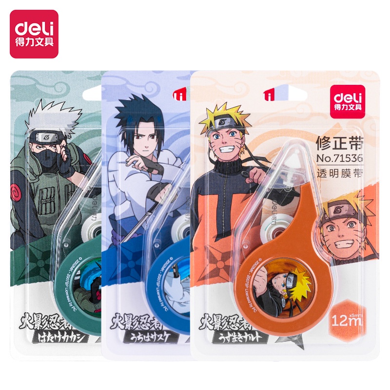Bút Xóa Mẫu Hoạt Hình Naruto - Sanrio Băng Sửa 12m
