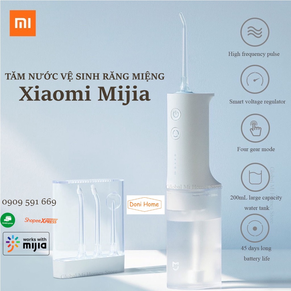 [CHÍNH HÃNG] TĂM NƯỚC Vệ sinh răng miệng Xiaomi Mijia/Soocas W3/ W3 Pro - BH 3 tháng