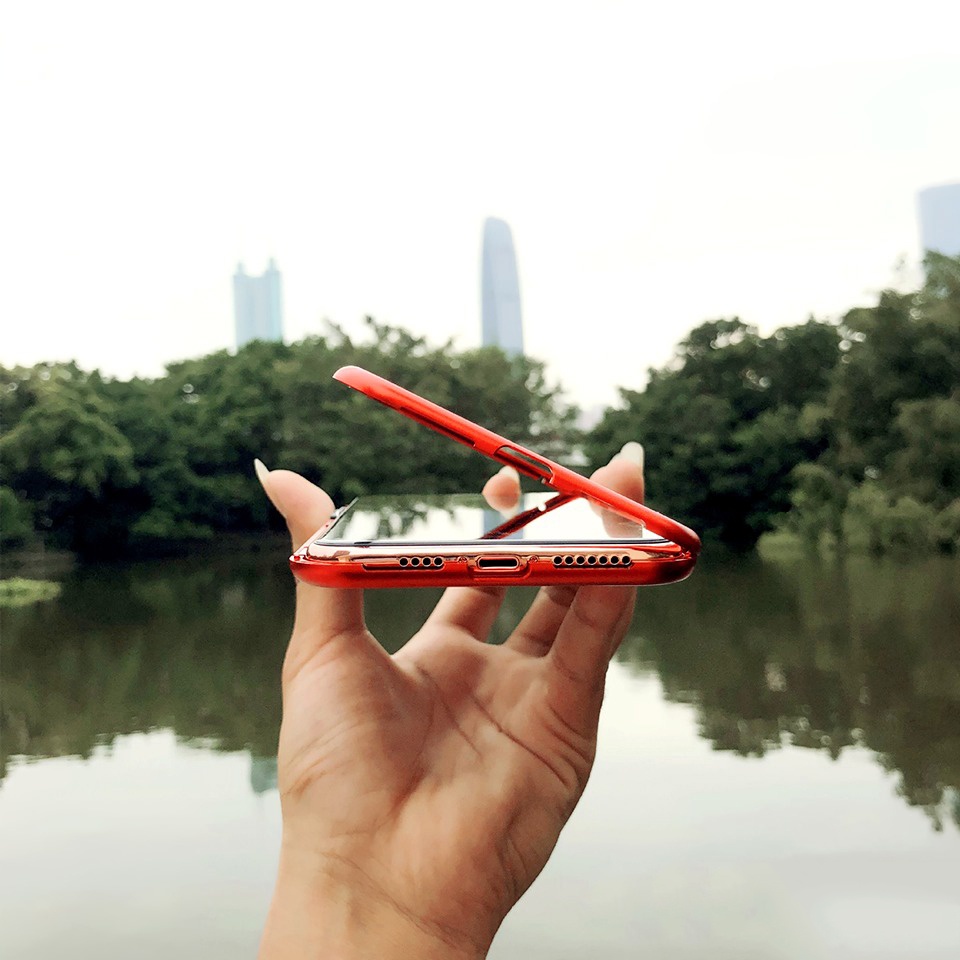 Ốp 2 Mặt Kính Cường Lực Trong Suốt - Ốp Nam Châm Cường Lực - Chống Xước Chống Va Đập Cho IPhone Xsmax XS X XR 7plus 8