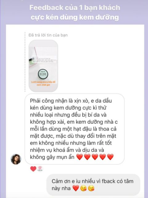 Kem dưỡng da mụn/nhạy cảm Face Cream handmade (Sunday Beauty)