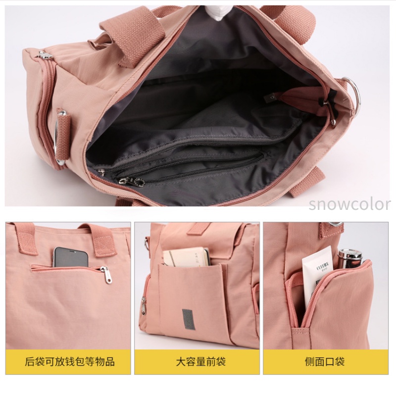 Beg Besar Túi Xách Tote Đeo Vai Bằng Vải Canvas Phong Cách Hàn Quốc Beg Silang Perempuan Beg Tangan Wanita Murah Cantik Cho Nữ