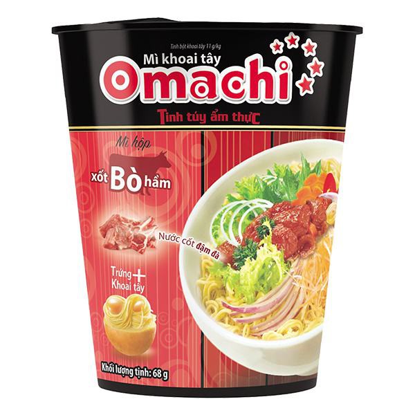 Mì Omachi Xốt Bò Hầm 68g