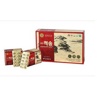 Tinh dầu thông đỏ của chính phủ Hàn Quốc Pine Jeok Song Gold (Hộp 120 viên) - CAM KẾT CHÍNH HÃNG