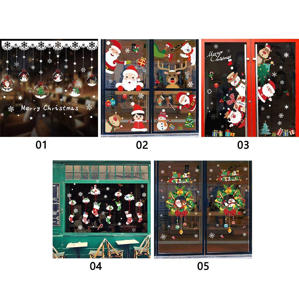 CONOPERY Sticker Dán Tường Trang Trí Giáng Sinh Chữ Merry Christmas 2023