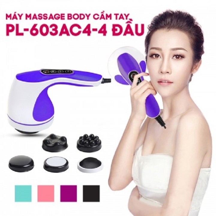 Máy Massage Cầm Tay - Body 4 Đầu Puli PL-603AC4