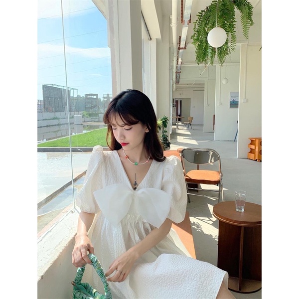 Váy babydoll, đầm babydoll xinh xắn phong cách ullazang tiểu thư hàn quốc mặc hai kiểu