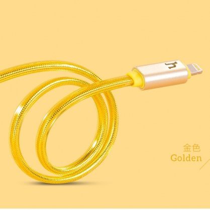 CÁP SẠC HOCO UPL12 - (2M) (Đầu nhôm có LED) - Cáp Iphone