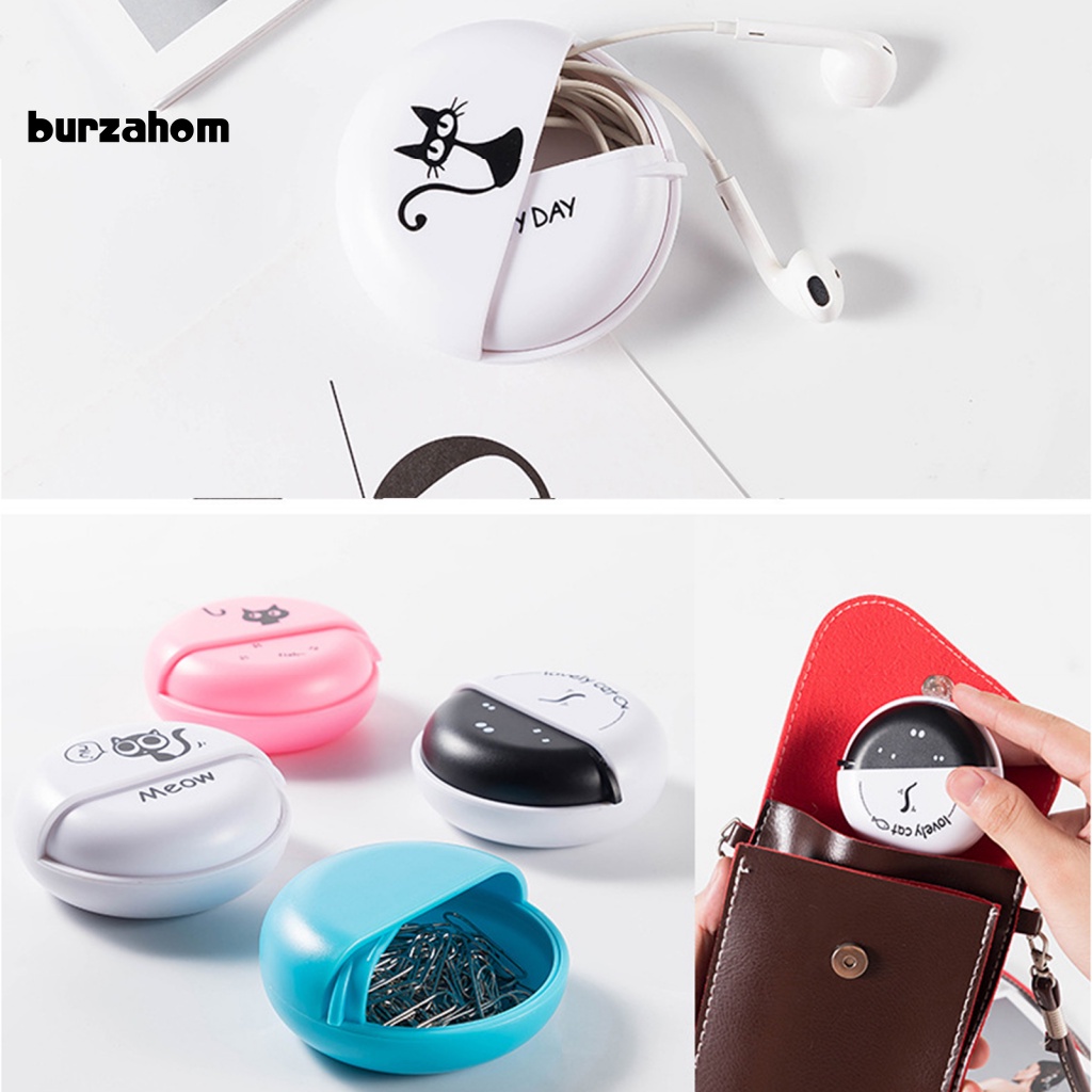 Hộp Đựng Tai Nghe / Thẻ Đa Năng Kiểu Dáng Hoạt Hình Dễ Thương