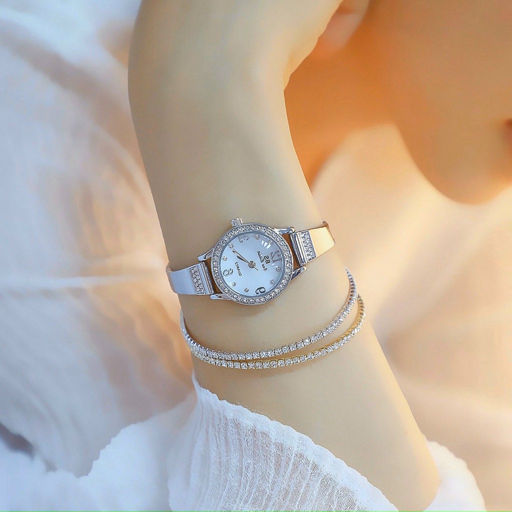 Đồng hồ thời trang nữ BS beesister BS07 mặt nhỏ dể thương