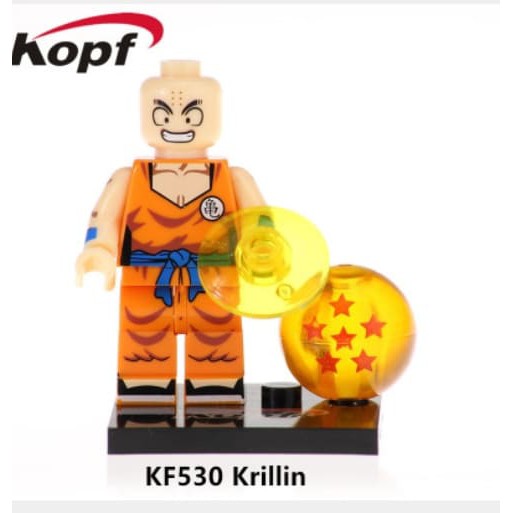 Lego Mini Dragon Ball Nhân Vật Manga 7 Viên Ngọc Rồng Kopf 376 đến 531 ( 1c )