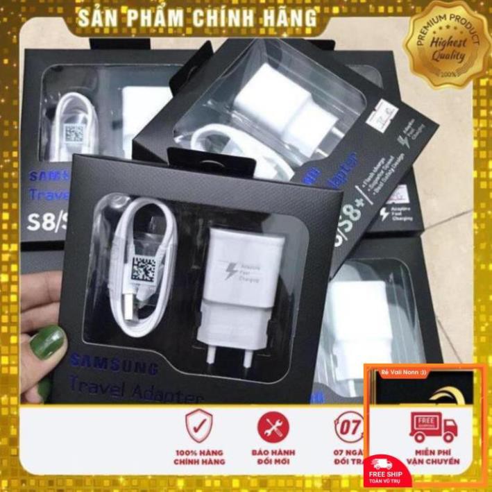 ( PHỤ KIỆN ZIN) Bộ sạc nhanh Samsung [Chính Hãng] ,Chân Micro USB và Chân Type C - Hỗ trợ tất cả các máy Android