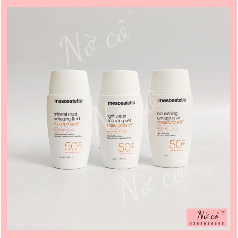 Kem chống nắng Mesoestetic mineral matt antiaging fluid | BigBuy360 - bigbuy360.vn