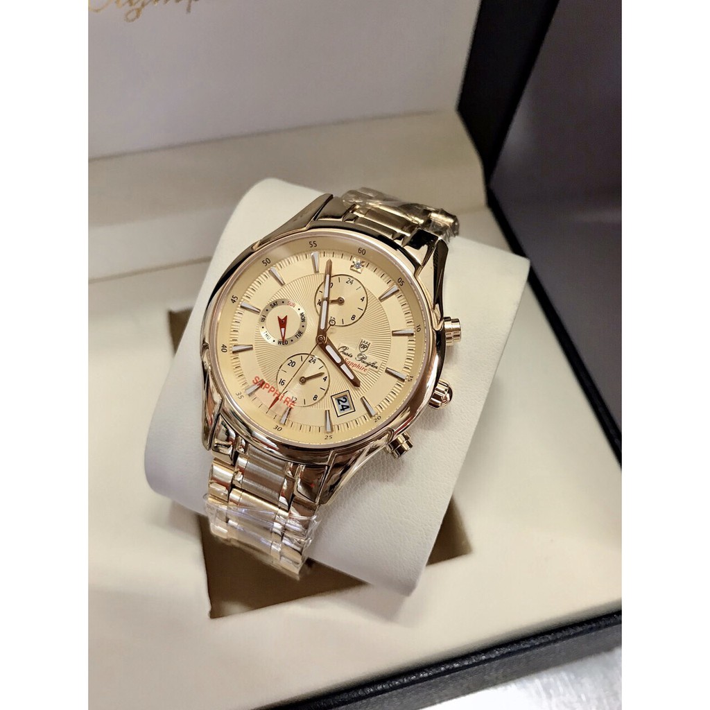 Đồng Hồ Nam Olym Pianus OP8707 - Dây Kim Loại - 40mm - Quartz
