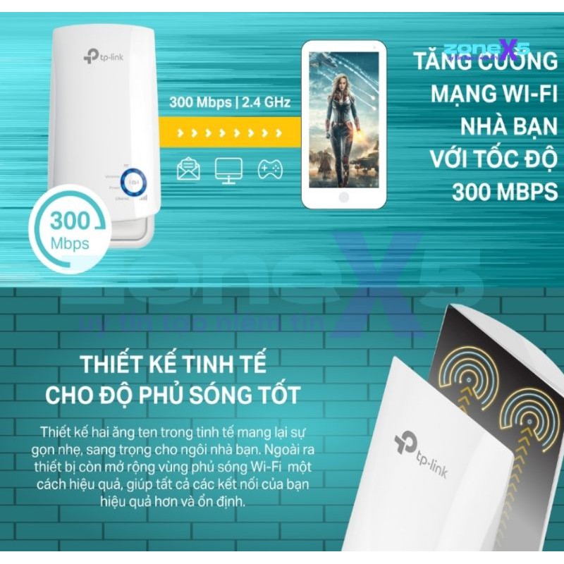 Kích sóng wifi Tp-Link TL-WA850RE - Hãng phân phối chính thức | BigBuy360 - bigbuy360.vn
