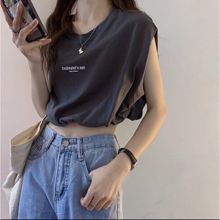 Áo ba 3 lỗ tank top crop top oversize nữ