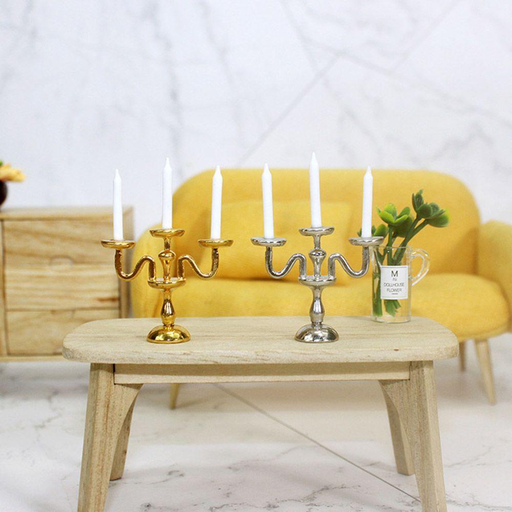 Giá Đỡ Nến Tỉ Lệ 1: 12 Dùng Trang Trí Nhà Búp Bê