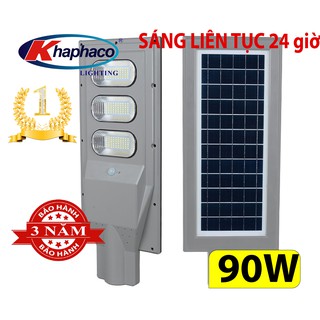 [SIÊU PHẨM] ĐÈN LED NĂNG LƯỢNG MẶT TRỜI 90W KHAPHACO CẢM ỨNG NGƯỜI SÁNG LIÊN TỤC 24 GIỜ