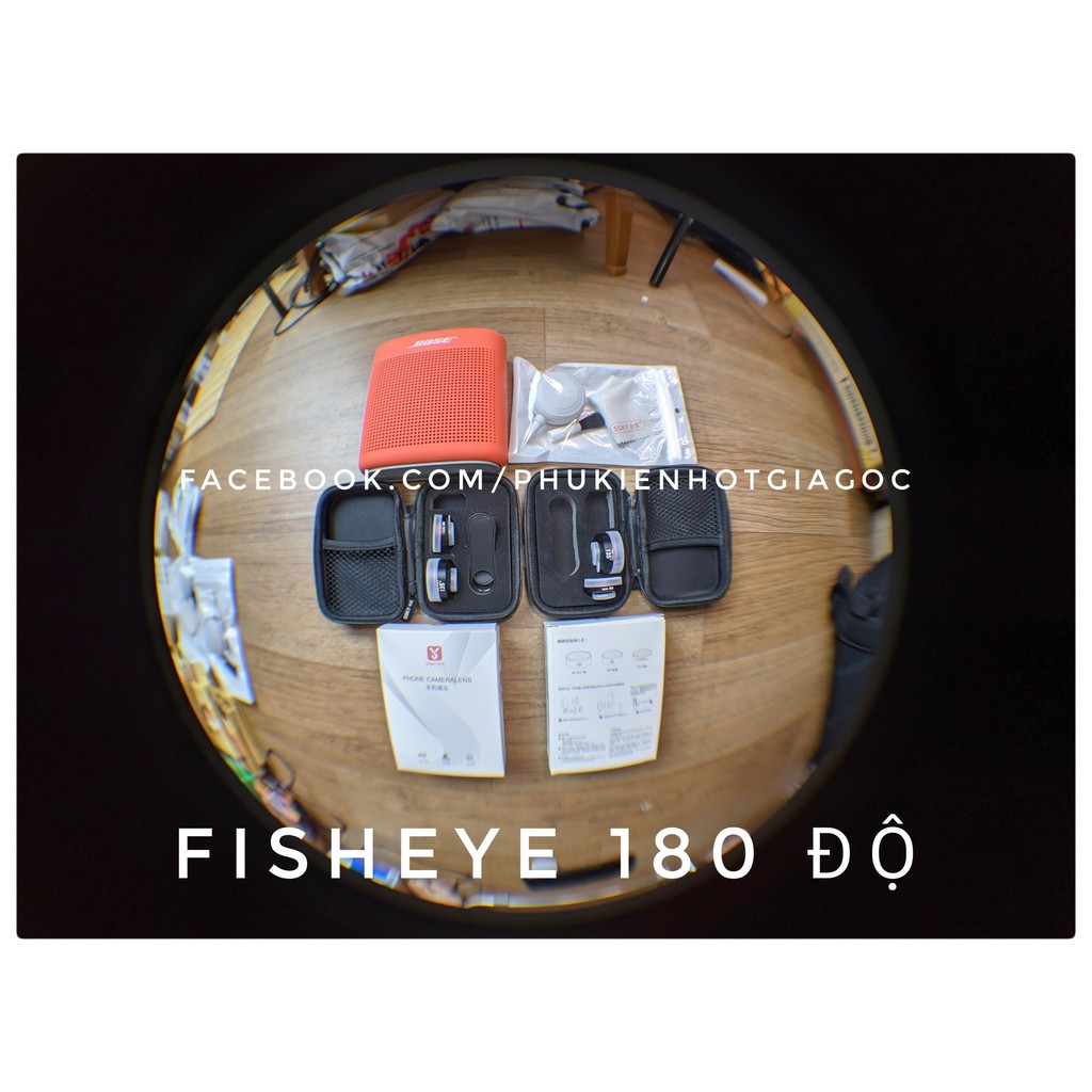 Bộ combo lens ssky chụp ảnh kẹp góc rộng Wide 135 , Fisheye 180 , Macro 20x cho điện thoại Iphone , Samsung, Pixel