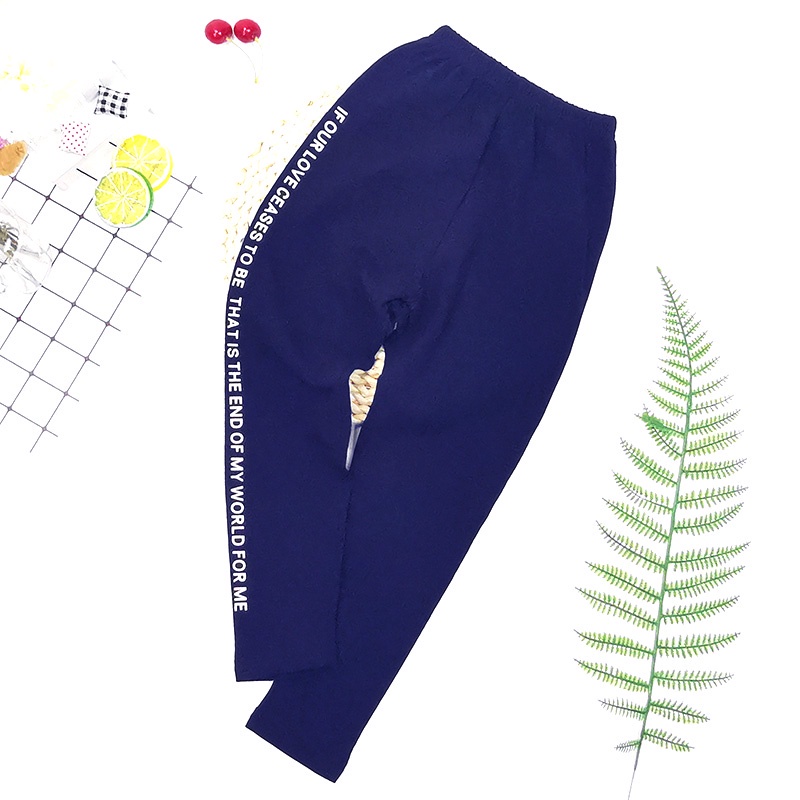 Quần Legging Cotton Màu Sắc Xinh Xắn Cho Bé Gái 100-160cm