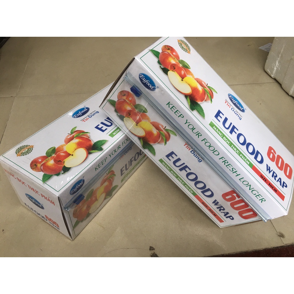 Màng Bọc Thực Phẩm EUFOOD Wrap 600 - Size 30cm x 500m