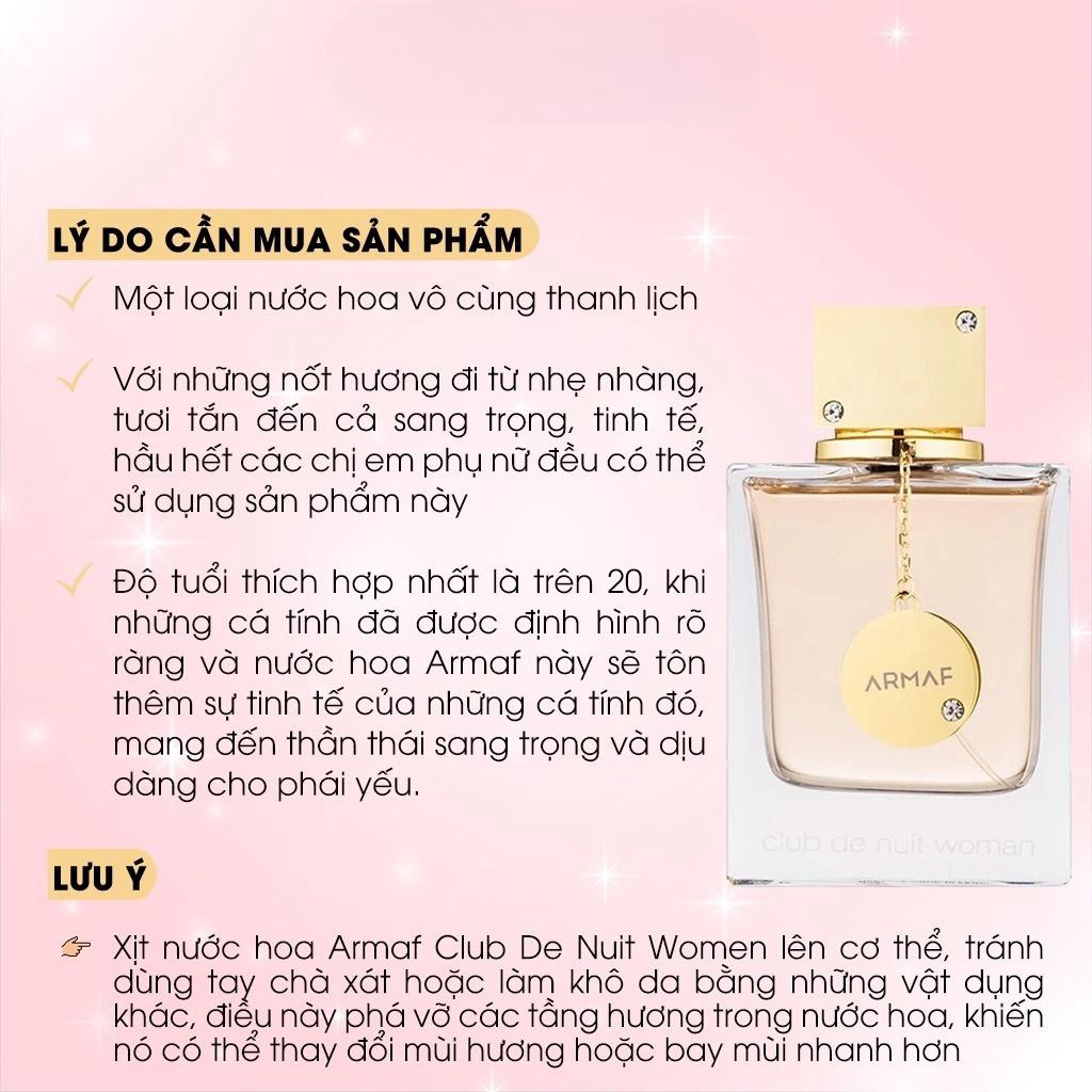 Nước hoa nam nữ Armaf Club De Nuit Intense For Man 105ml - Hương thơm ấm áp, hiện đại và nam tính